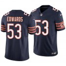 Chicago Bears #53 T.J. Edwards Navy Men's&Youth Jersey
