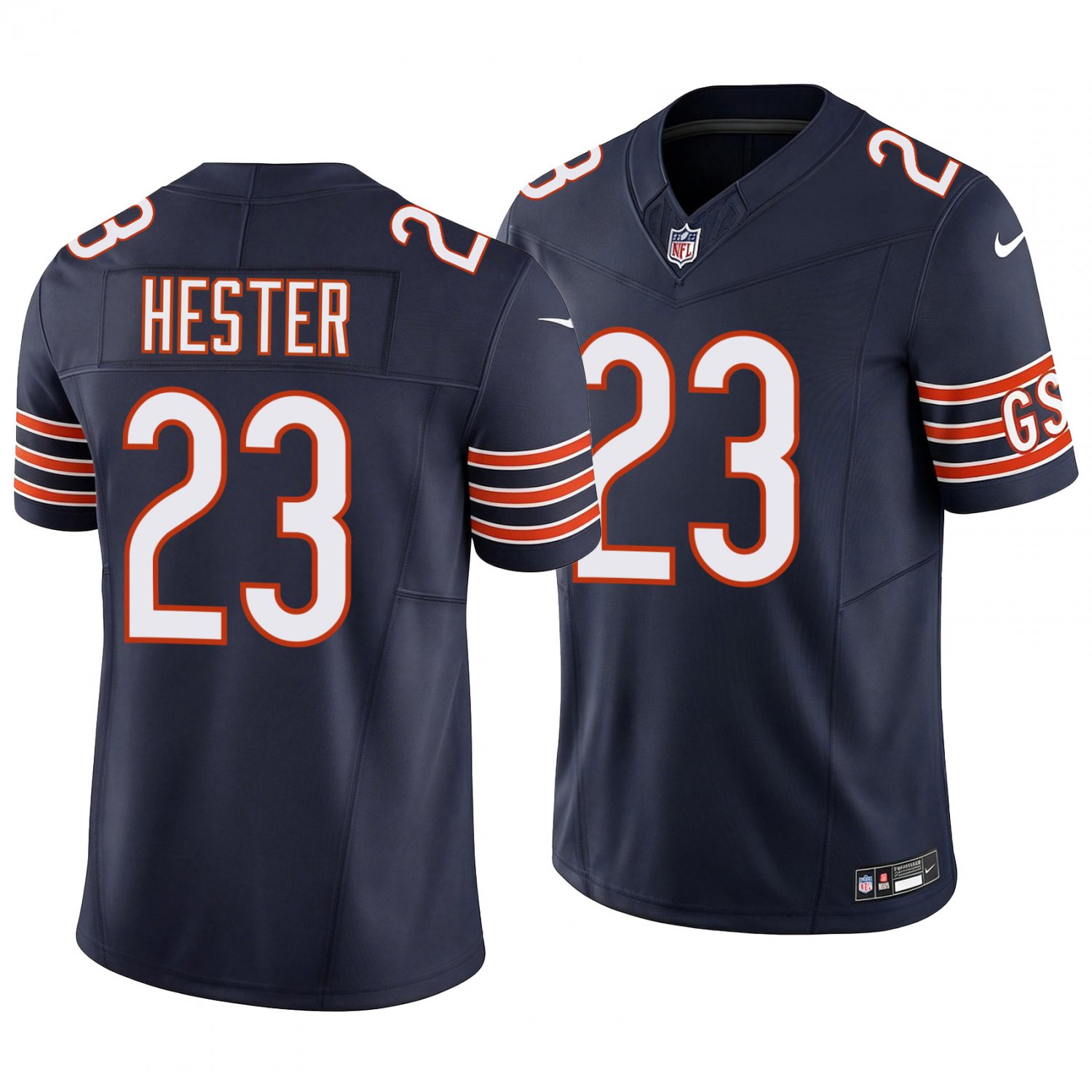 Chicago Bears #23 Devin Hester Navy Men's&Youth Jersey