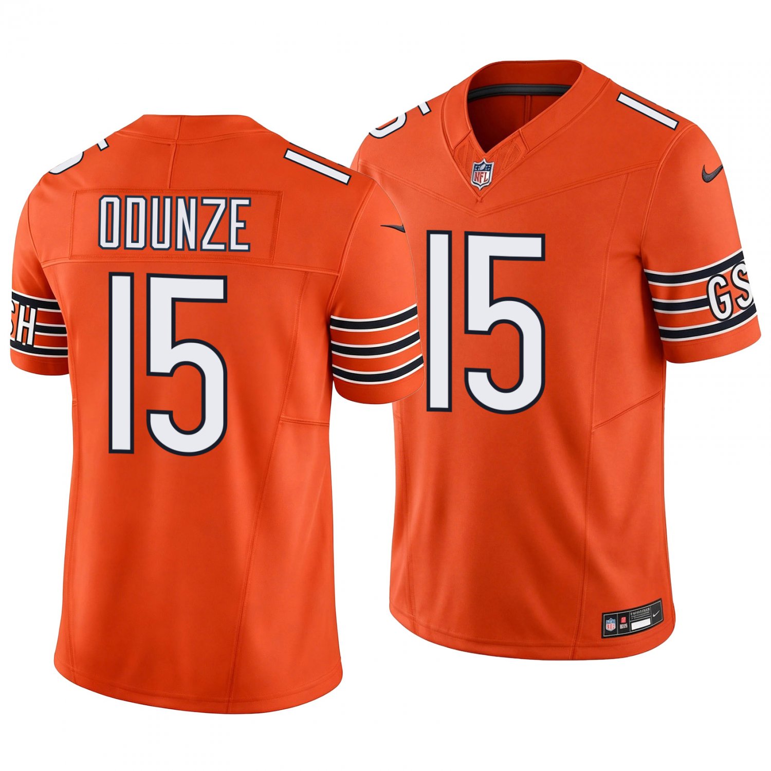 Chicago Bears #15 Rome Odunze Orange Men's&Youth Jersey