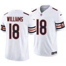 Chicago Bears #18 Caleb Williams White Men's&Youth Jersey