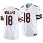 Chicago Bears #18 Caleb Williams White Men's&Youth Jersey