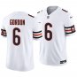 Chicago Bears #6 Kyler Gordon White Men's&Youth Jersey