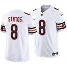 Chicago Bears #8 Cairo Santos White Men's&Youth Jersey