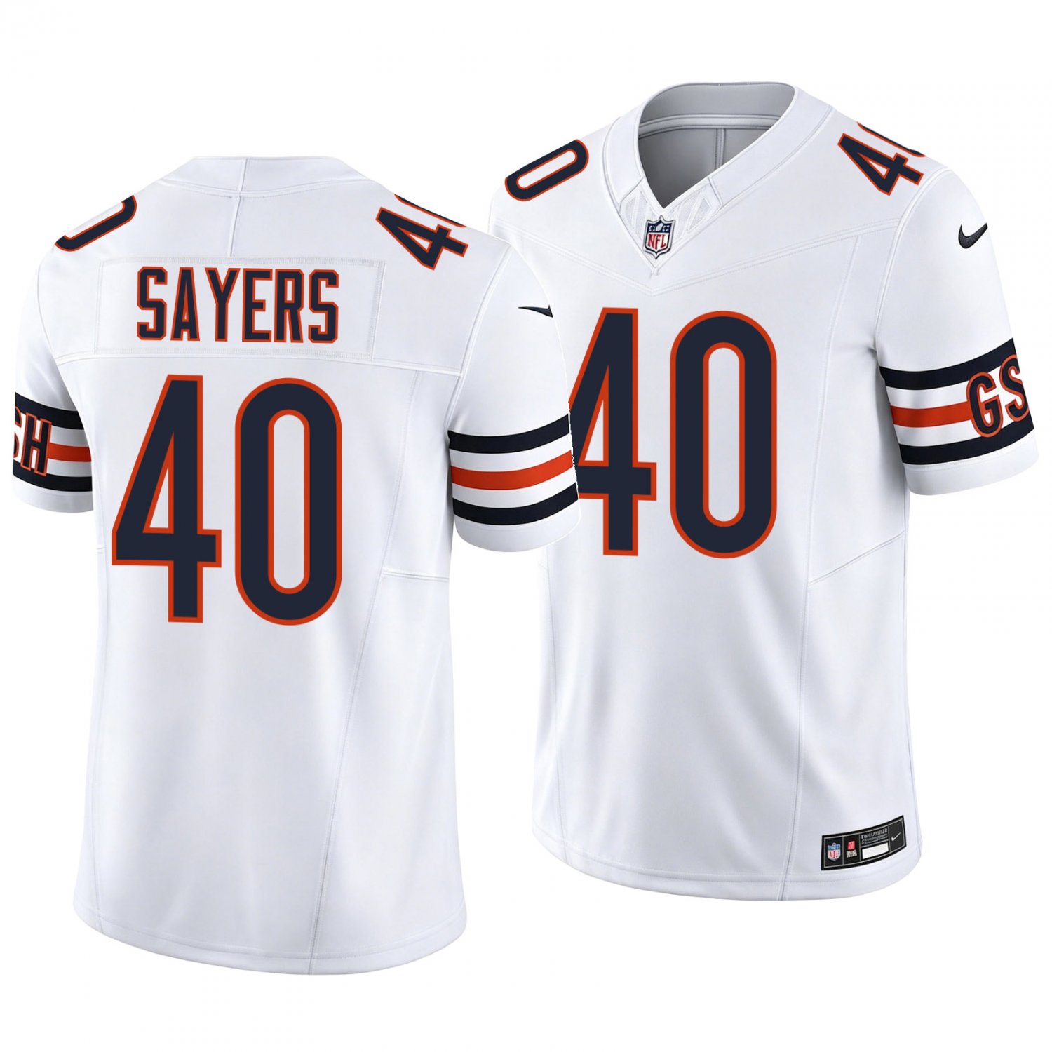 Chicago Bears #40 Gale Sayers White Men's&Youth Jersey