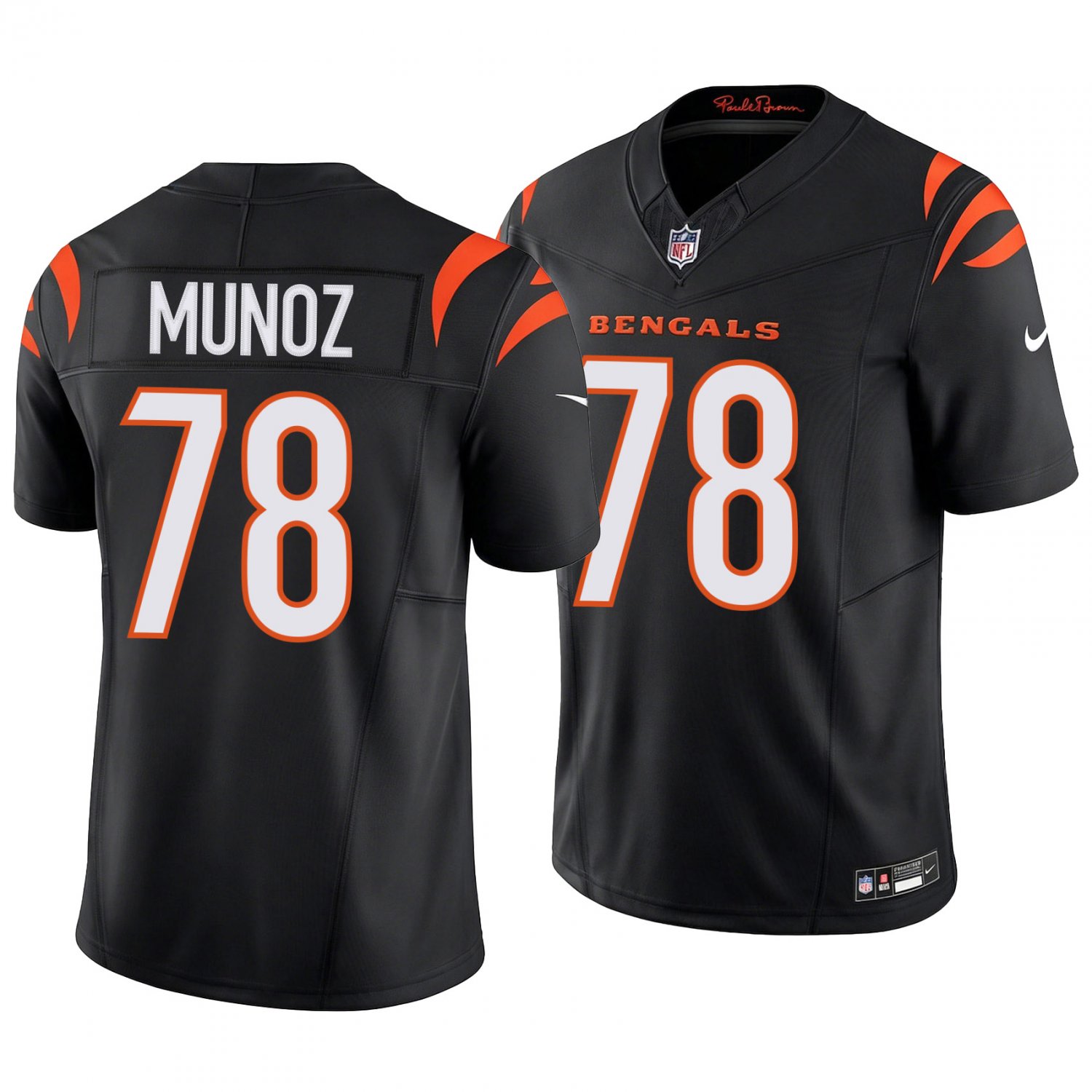 Cincinnati Bengals #78 Anthony Munoz Black Men's&Youth Jersey