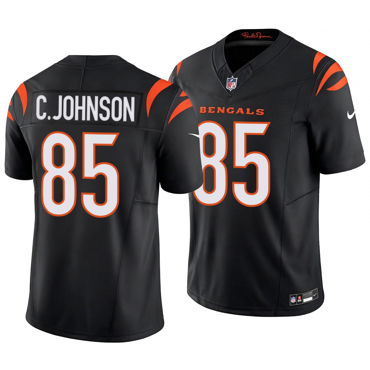 Cincinnati Bengals #85 Chad Johnson Black Men's&Youth Jersey