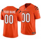 Cincinnati Bengals #00 Custom Name And Number Orange Men's&Youth Jersey
