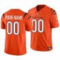 Cincinnati Bengals #00 Custom Name And Number Orange Men's&Youth Jersey