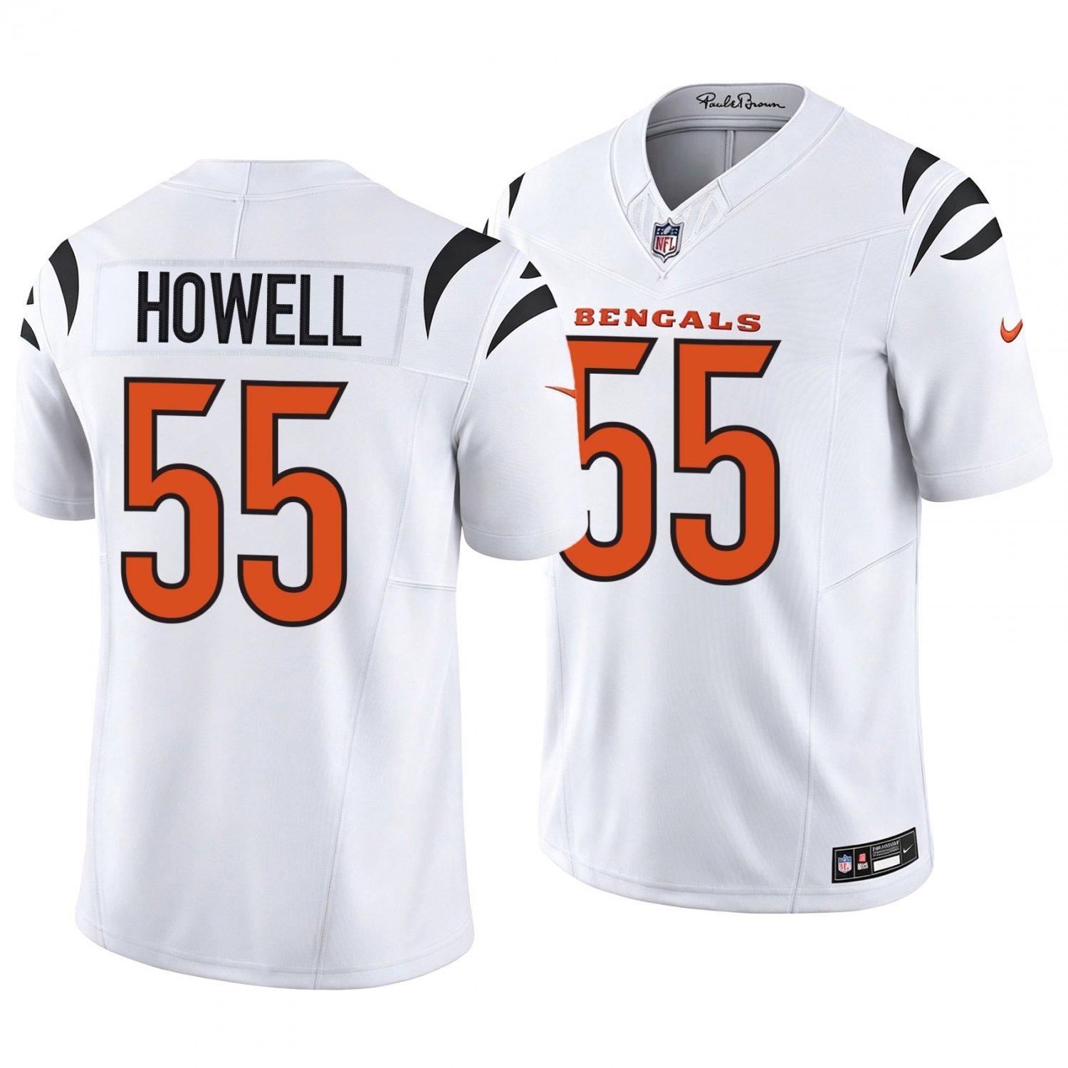 Cincinnati Bengals #55 Cashius Howell White Men's&Youth Jersey