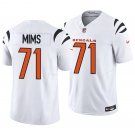 Cincinnati Bengals #71 Amarius Mims White Men's&Youth Jersey
