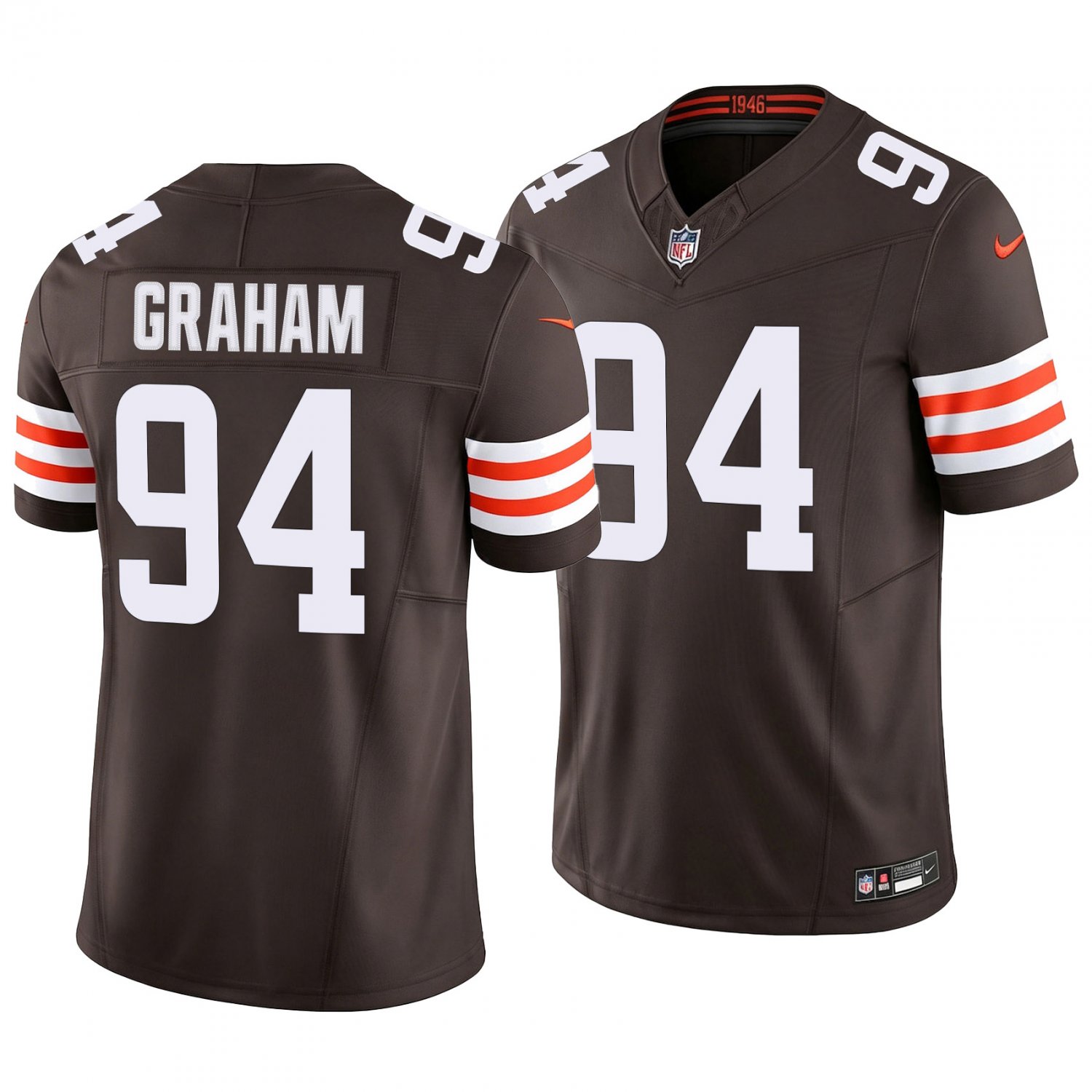 Cleveland Browns #94 Mason Graham Brown Men's&Youth Jersey