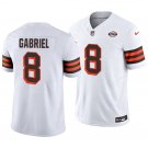 Cleveland Browns #8 Dillon Gabriel White Throwback Men's&Youth Jersey
