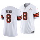 Cleveland Browns #8 Jared Verse White Throwback Men's&Youth Jersey