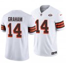 Cleveland Browns #14 Otto Graham White Throwback Men's&Youth Jersey