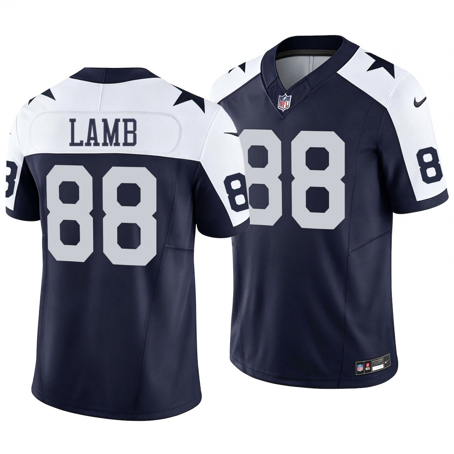 Dallas Cowboys #88 CeeDee Lamb Navy Alternate Men's&Youth Jersey