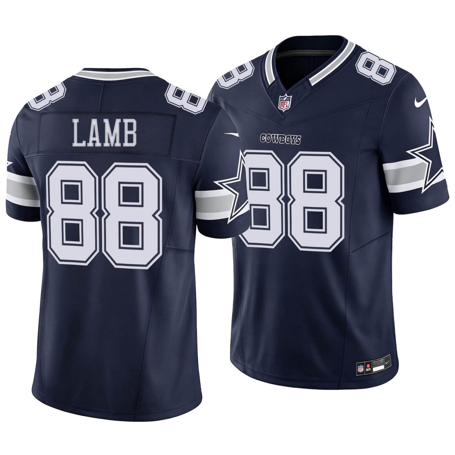 Dallas Cowboys #88 CeeDee Lamb Navy Men's&Youth Jersey