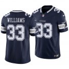 Dallas Cowboys #33 Javonte Williams Navy Men's&Youth Jersey
