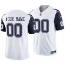 Dallas Cowboys #00 Custom Name And Number White Alternate Men's&Youth Jersey