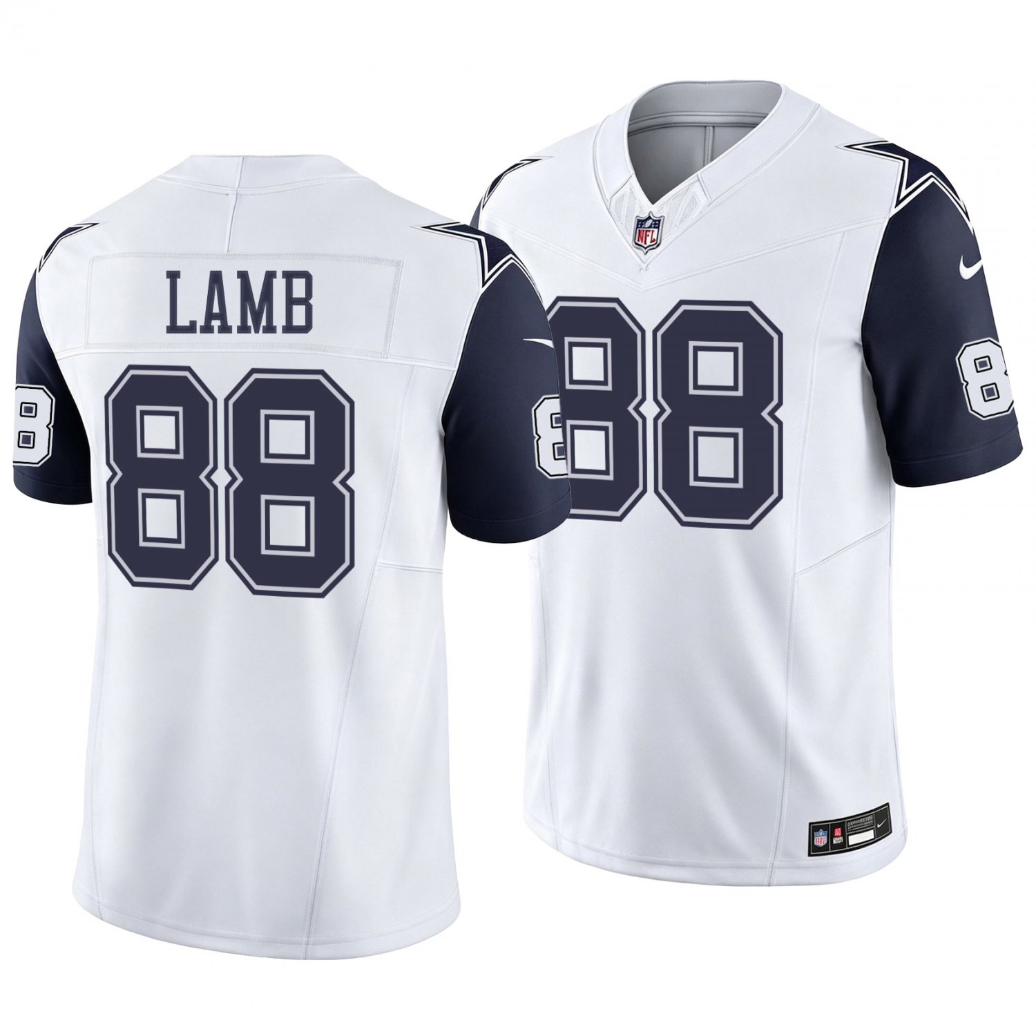 Dallas Cowboys #88 CeeDee Lamb White Alternate Men's&Youth Jersey