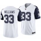 Dallas Cowboys #33 Javonte Williams White Alternate Men's&Youth Jersey