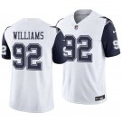 Dallas Cowboys #92 Quinnen Williams White Alternate Men's&Youth Jersey