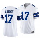 Dallas Cowboys #17 Brandon Aubrey White Men's&Youth Jersey