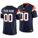 Denver Broncos #00 Custom Name And Number Navy Men's&Youth Jersey