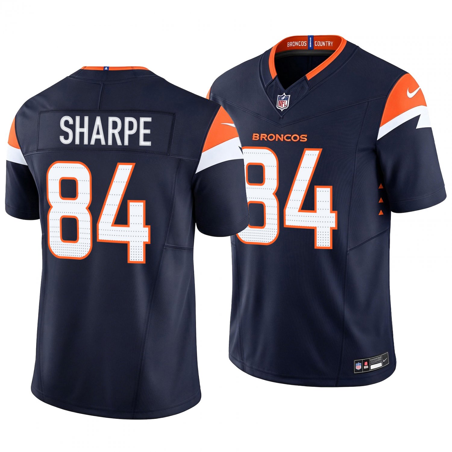 Denver Broncos #84 Shannon Sharpe Navy Men's&Youth Jersey