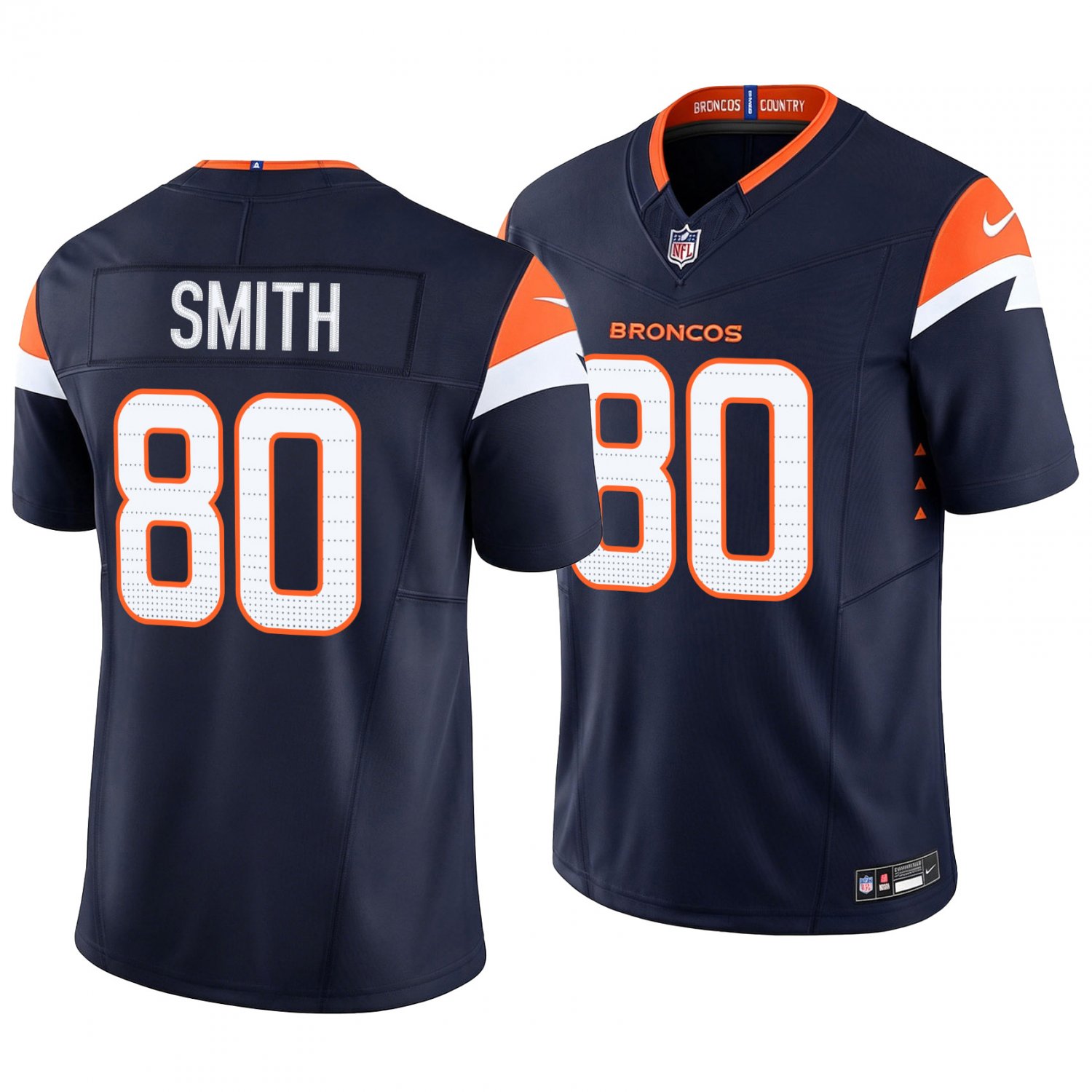 Denver Broncos #80 Rod Smith Navy Men's&Youth Jersey