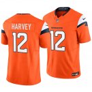 Denver Broncos #12 RJ Harvey Orange Men's&Youth Jersey