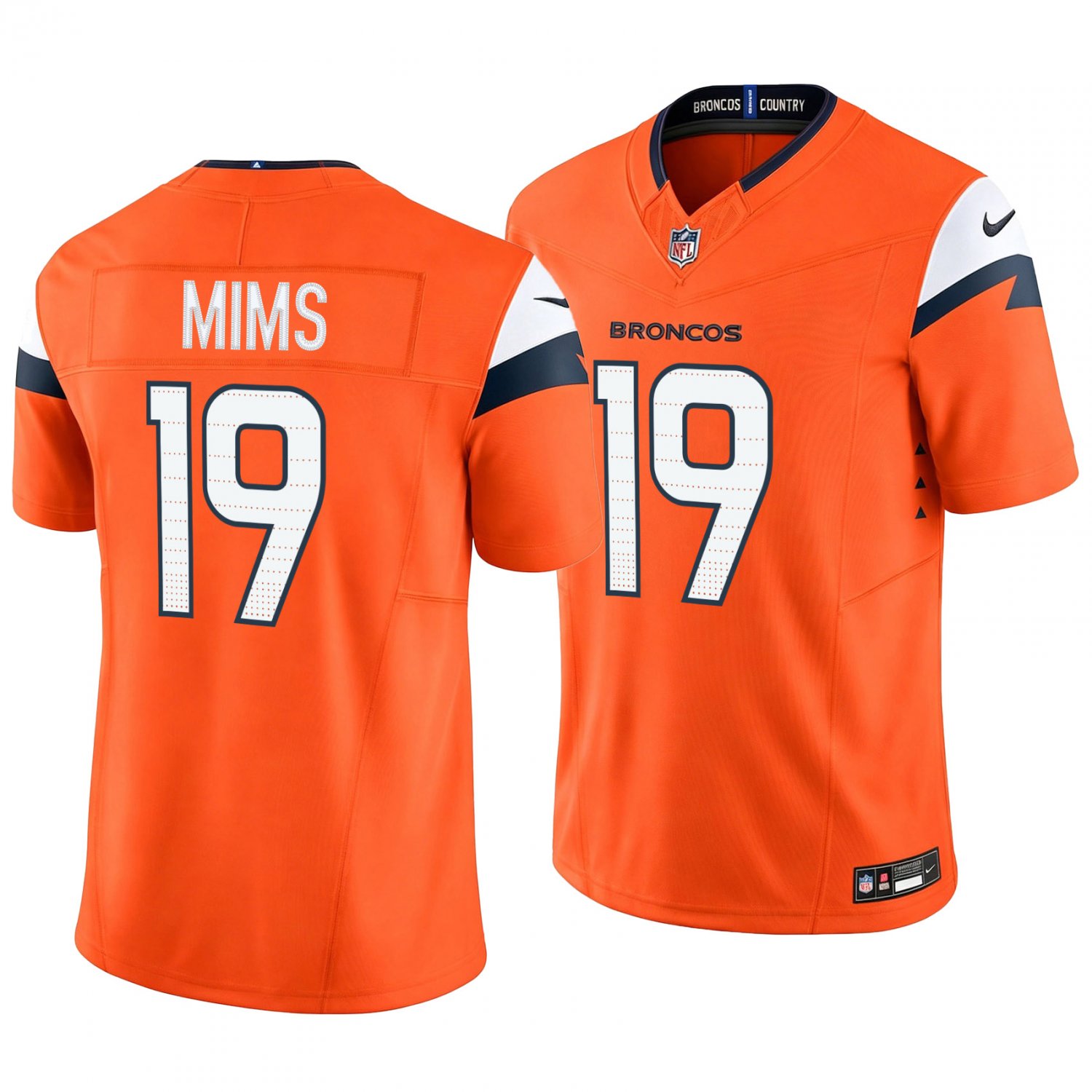 Denver Broncos #19 Marvin Mims Orange Men's&Youth Jersey