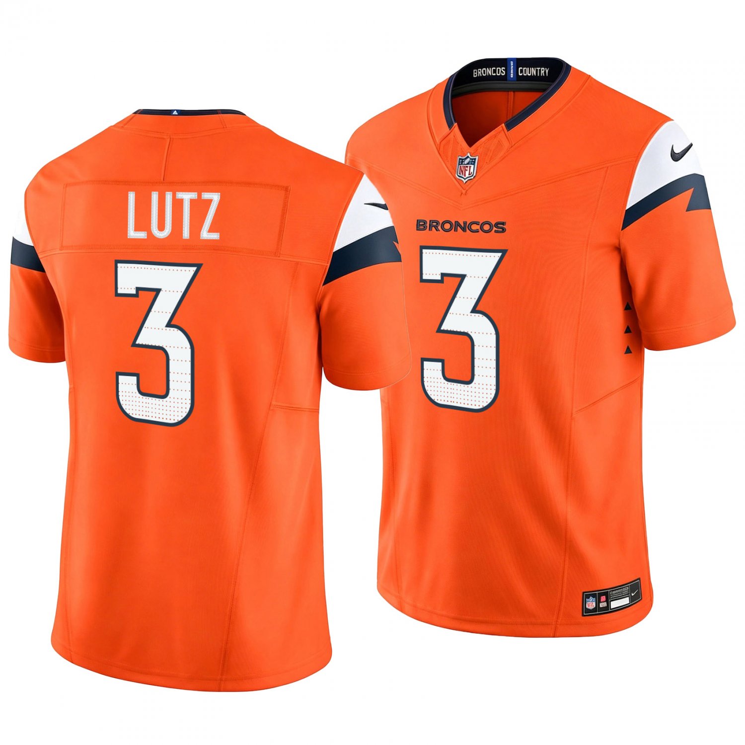 Denver Broncos #3 Wil Lutz Orange Men's&Youth Jersey
