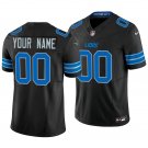 Detroit Lions #00 Custom Name And Number Black Men's&Youth Jersey