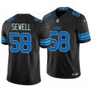 Detroit Lions #58 Penei Sewell Black Men's&Youth Jersey