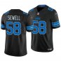 Detroit Lions #58 Penei Sewell Black Men's&Youth Jersey