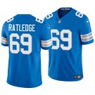 Detroit Lions #69 Tate Ratledge Blue Men's&Youth Jersey