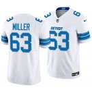 Detroit Lions #63 Mason Miller White Men's&Youth Jersey