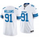 Detroit Lions #91 Tyleik Williams White Men's&Youth Jersey