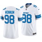 Detroit Lions #98 D.J. Wonnum White Men's&Youth Jersey