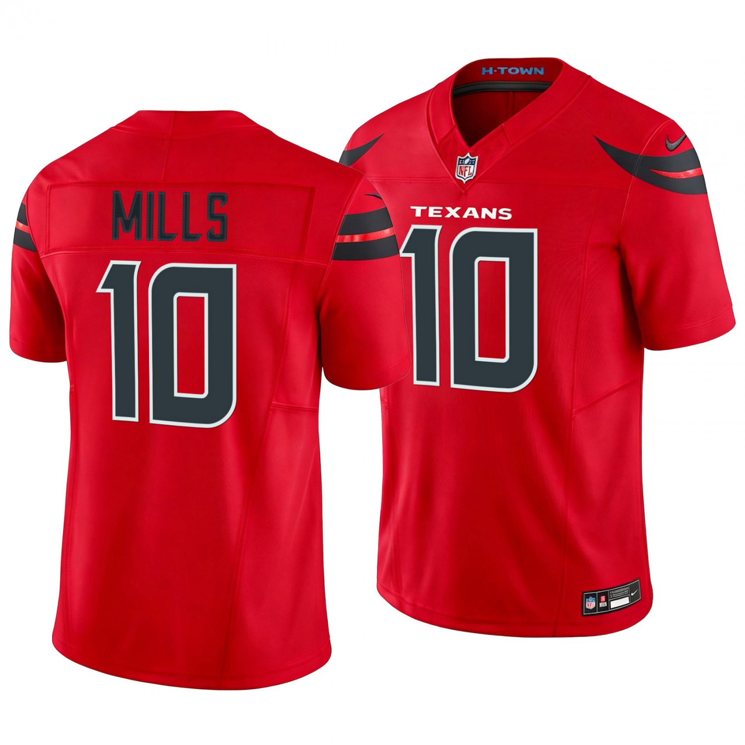 Houston Texans #10 Davis Mills Red Men's&Youth Jersey