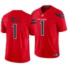 Houston Texans #1 Tank Dell Red Men's&Youth Jersey