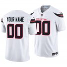 Houston Texans #00 Custom Name And Number White Men's&Youth Jersey