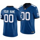 Indianapolis Colts #00 Custom Name And Number Royal Alternate Men's&Youth Jersey