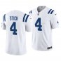 Indianapolis Colts #4 Easton Stick White Men's&Youth Jersey