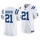 Indianapolis Colts #21 DJ Giddens White Men's&Youth Jersey