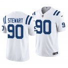 Indianapolis Colts #90 Grover Stewart White Men's&Youth Jersey