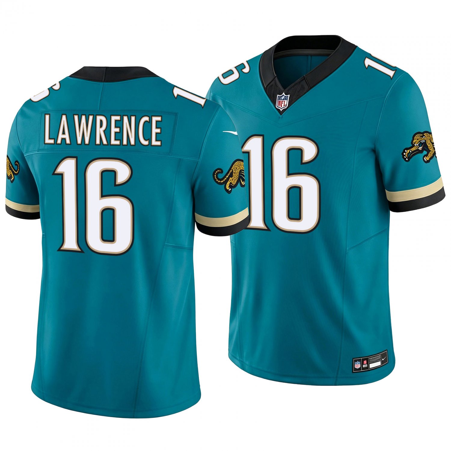 Jacksonville Jaguars #16 Trevor Lawrence Teal Throwback Men's&Youth Jersey