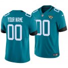 Jacksonville Jaguars #00 Custom Name And Number Teal Men's&Youth Jersey