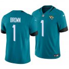 Jacksonville Jaguars #1 Montaric Brown Teal Men's&Youth Jersey