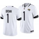 Jacksonville Jaguars #1 Montaric Brown White Men's&Youth Jersey